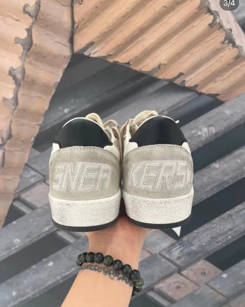 Golden Goose Vintage Distressed Sneakers #230