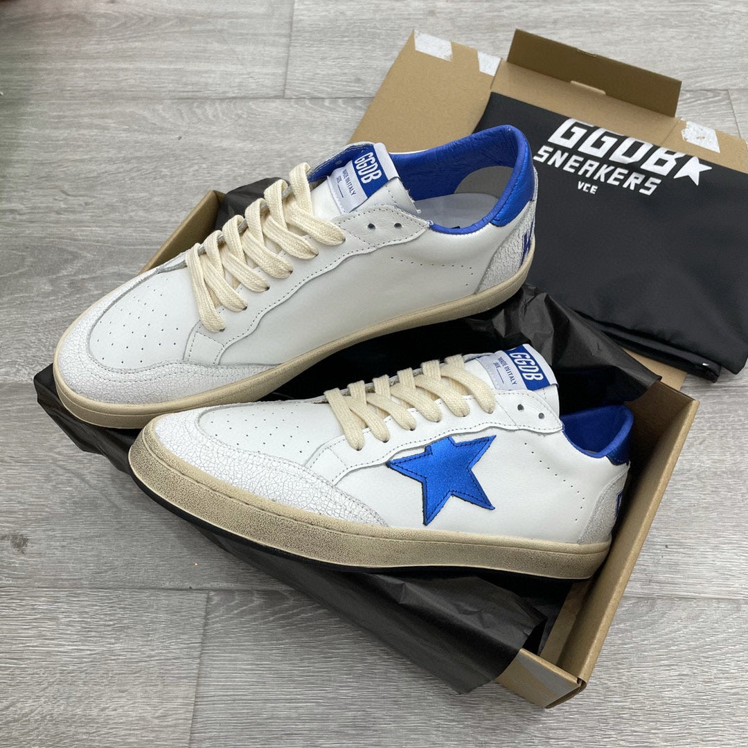 Golden Goose Vintage Distressed Sneakers #245