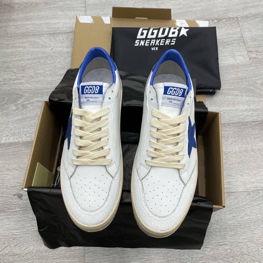 Golden Goose Vintage Distressed Sneakers #245