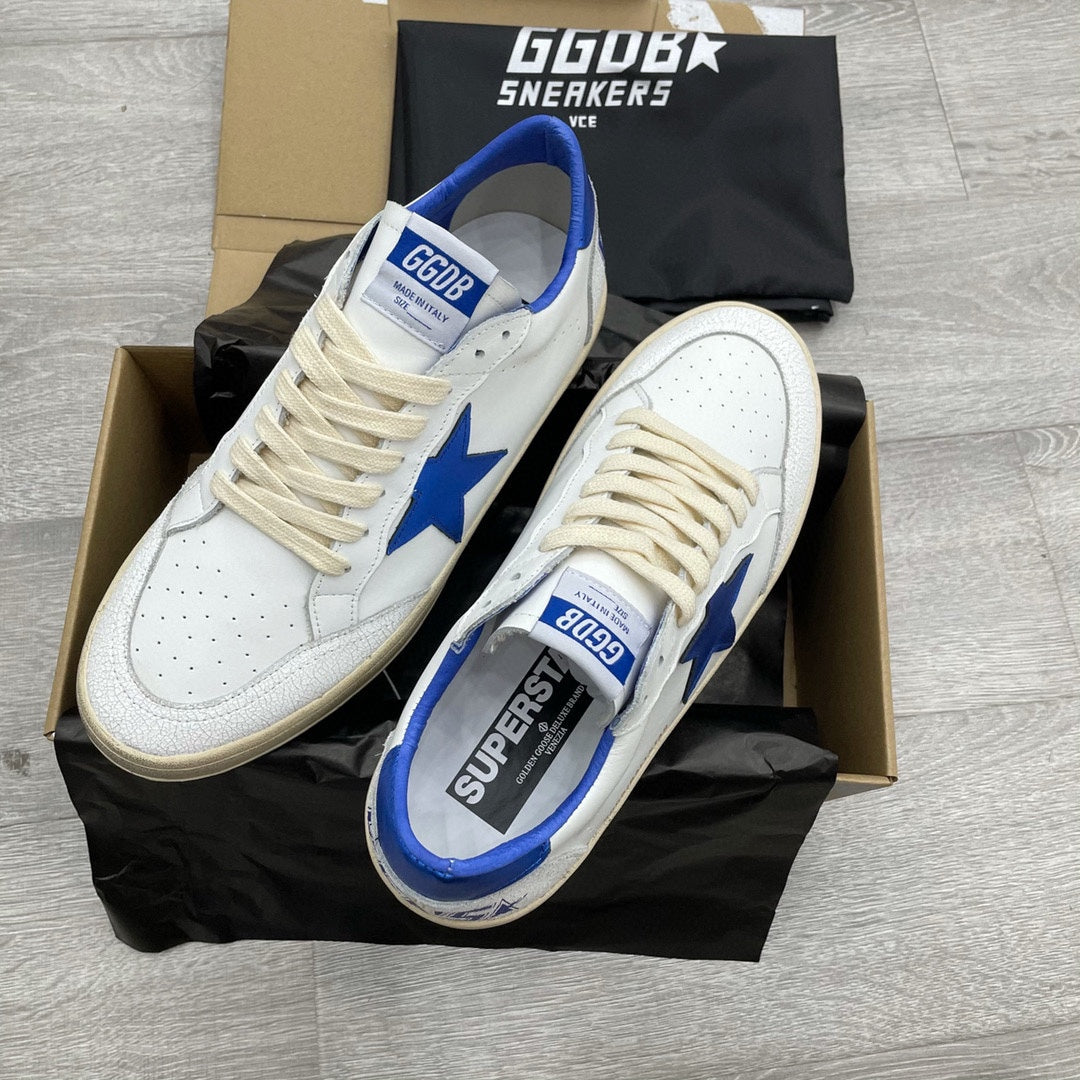 Golden Goose Vintage Distressed Sneakers #245