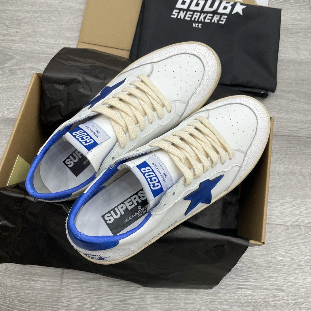 Golden Goose Vintage Distressed Sneakers #245