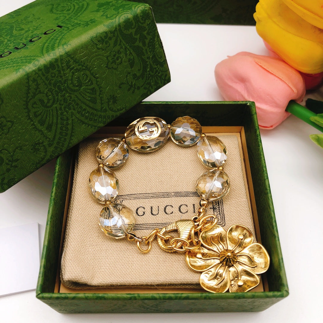 Gucci Crystal Vintage Bracelet