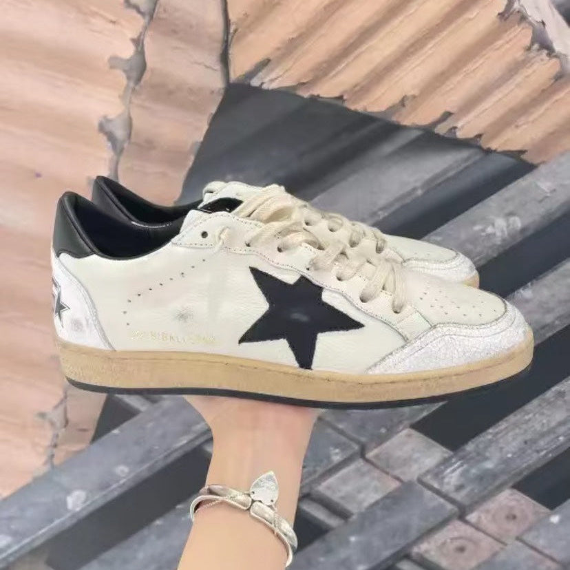 Golden Goose Vintage Distressed Sneakers #259