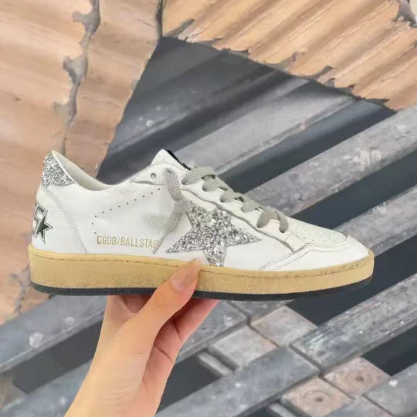 Golden Goose Vintage Distressed Sneakers #260