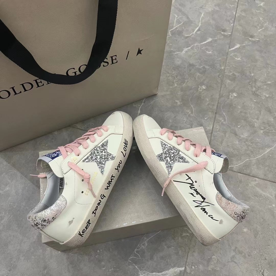 Golden Goose Vintage Distressed Sneakers #280