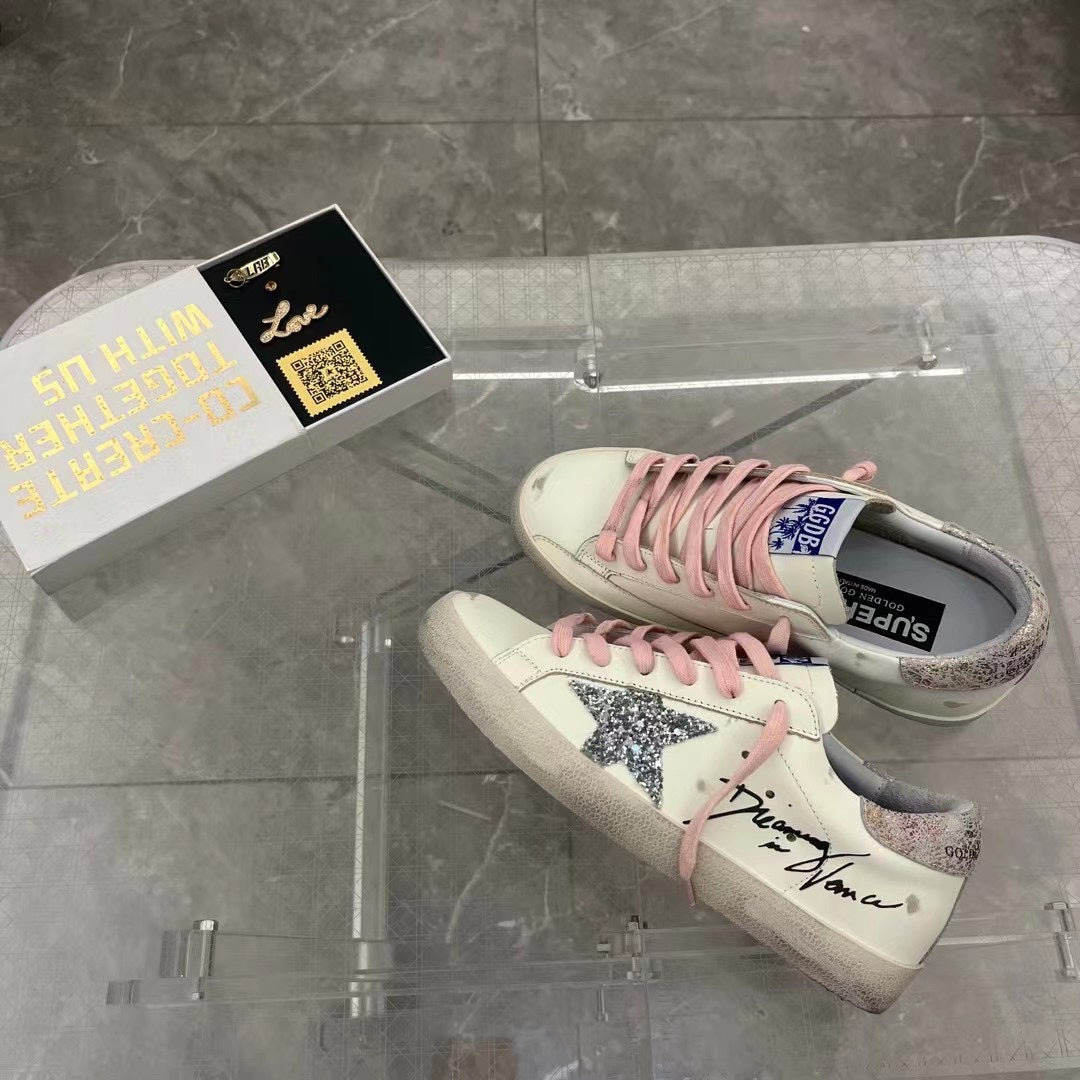 Golden Goose Vintage Distressed Sneakers #280