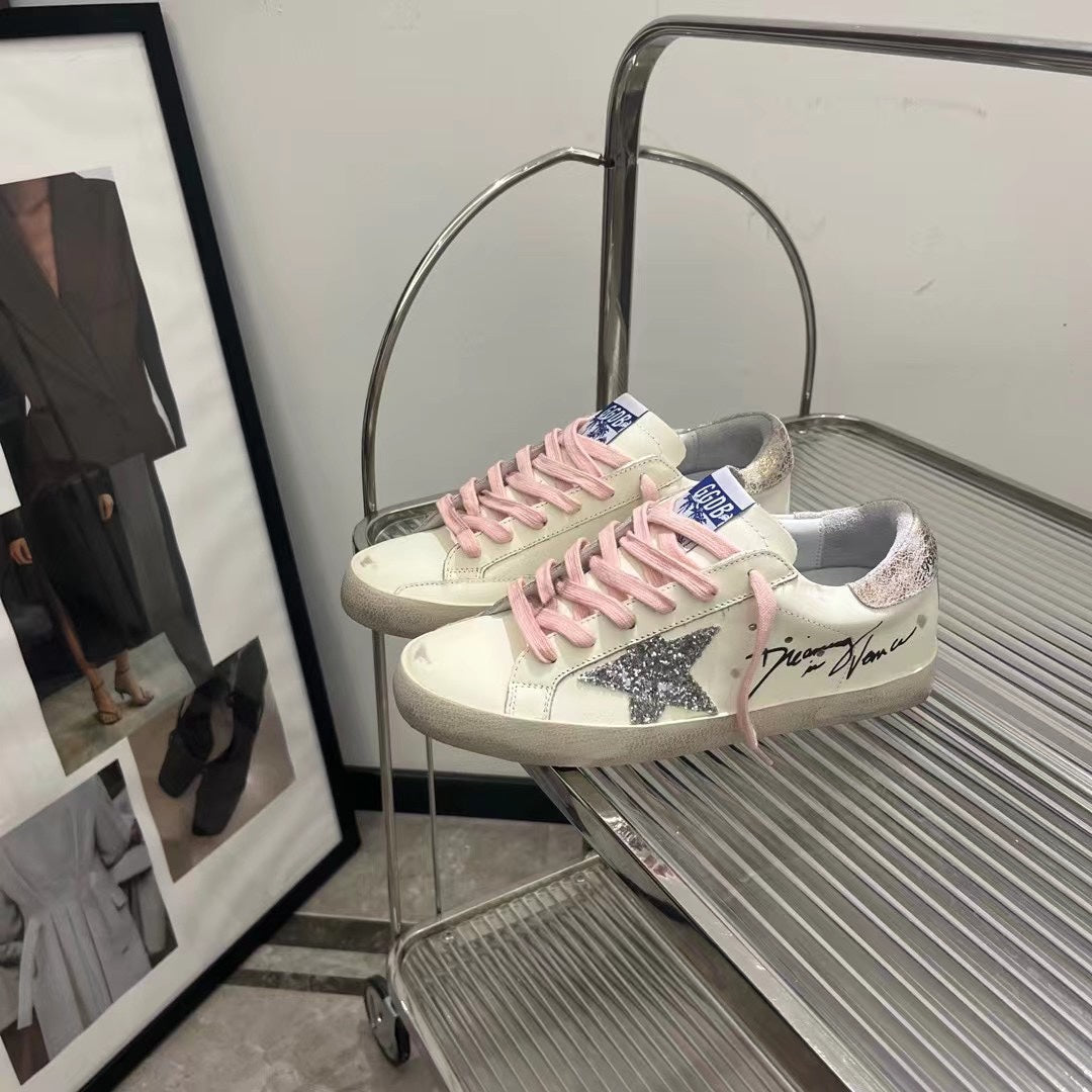 Golden Goose Vintage Distressed Sneakers #280