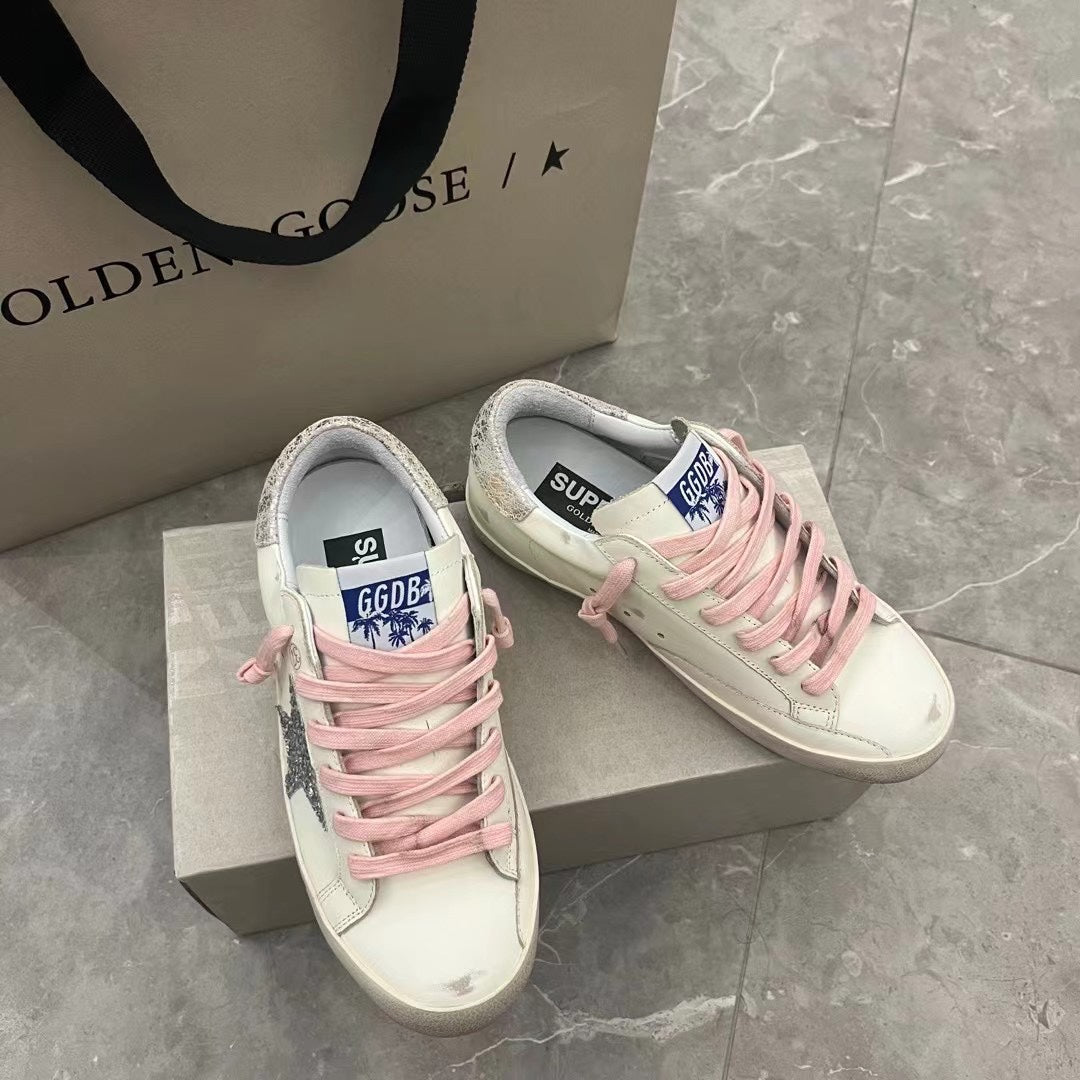 Golden Goose Vintage Distressed Sneakers #280