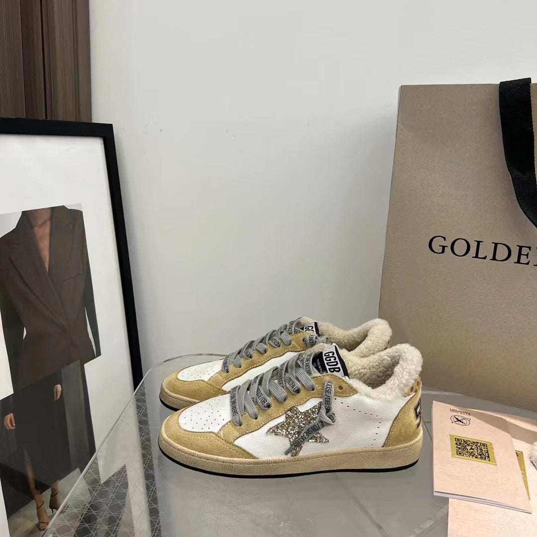 Golden Goose Vintage Distressed Sneakers #042