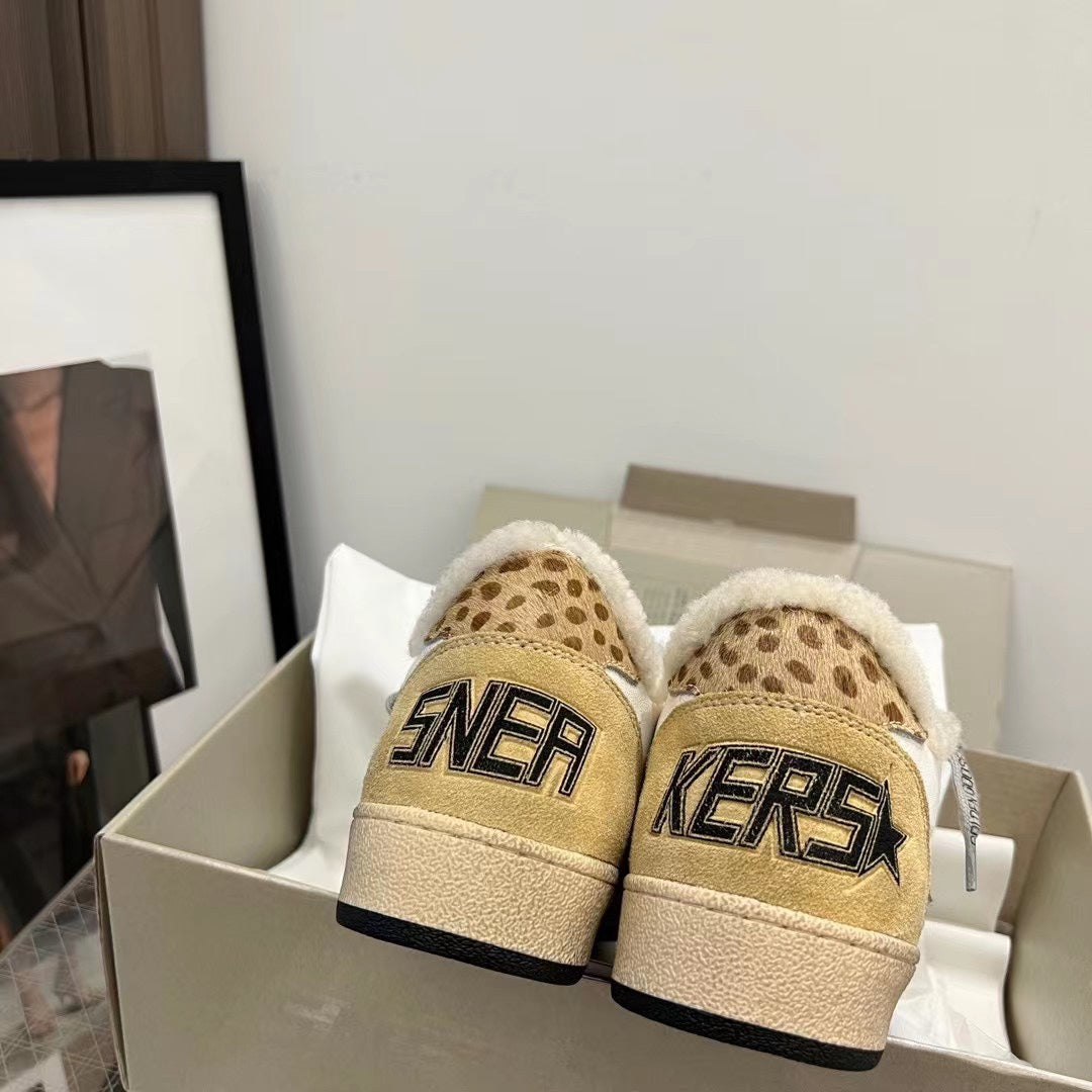 Golden Goose Vintage Distressed Sneakers #042