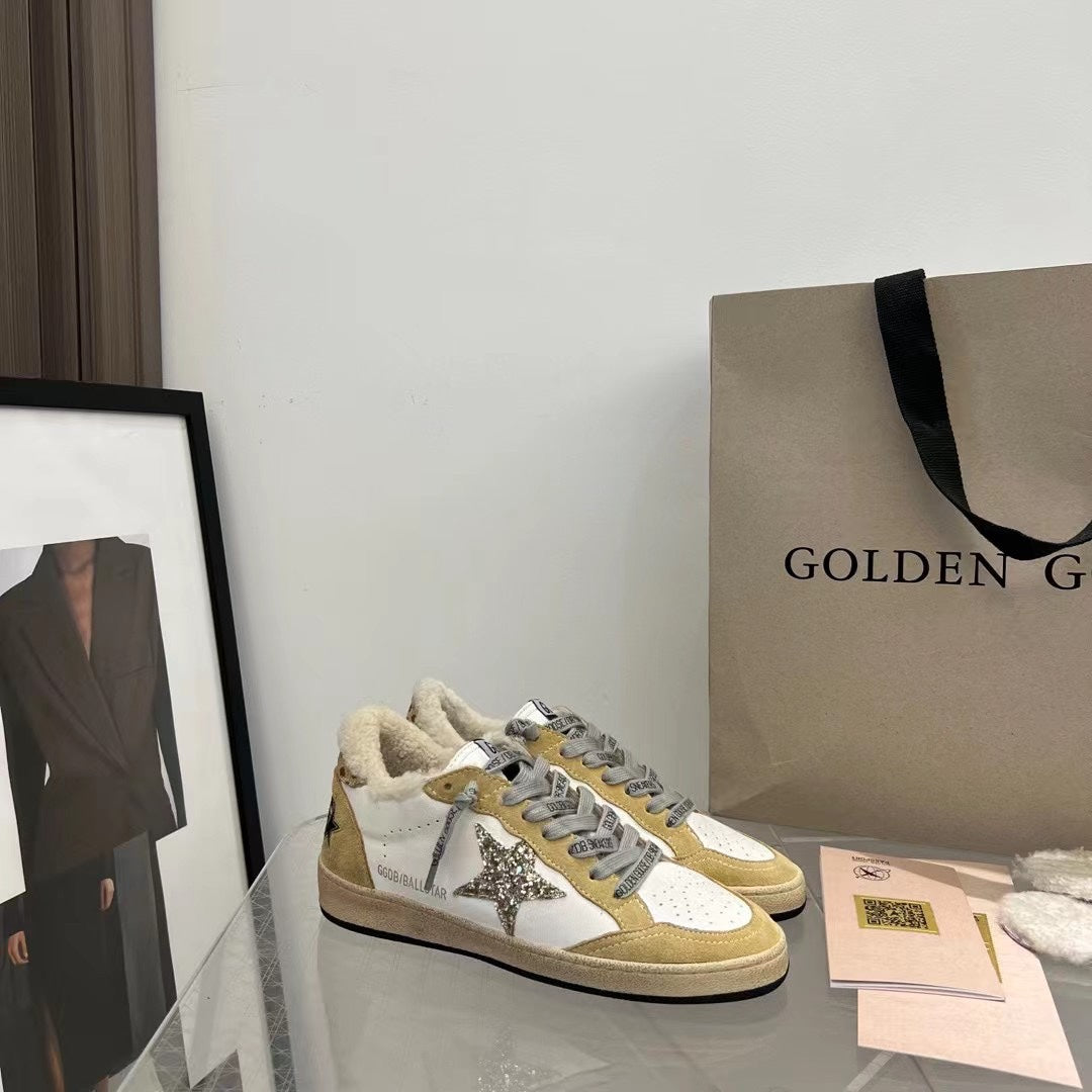 Golden Goose Vintage Distressed Sneakers #042
