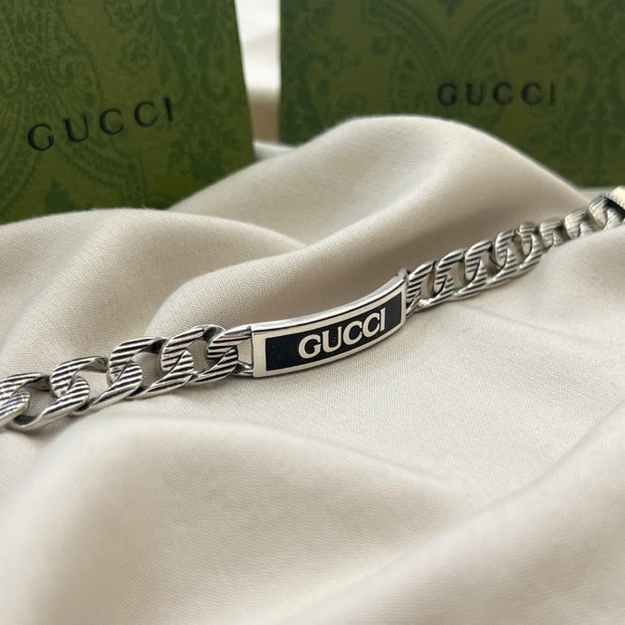 Gucci 925 Silver Enamel Bracelet