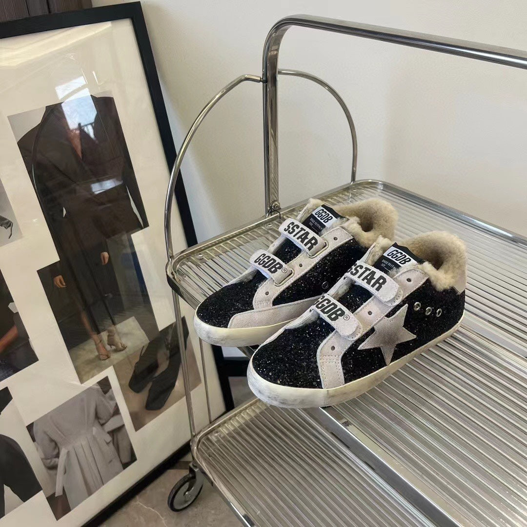 Golden Goose Vintage Distressed Sneakers #033