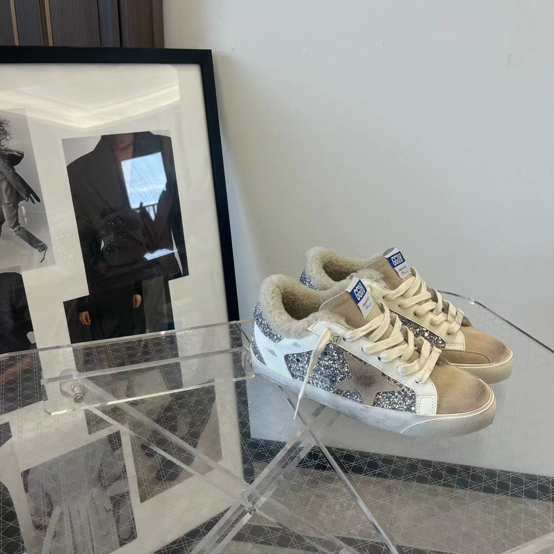 Golden Goose Vintage Distressed Sneakers #031