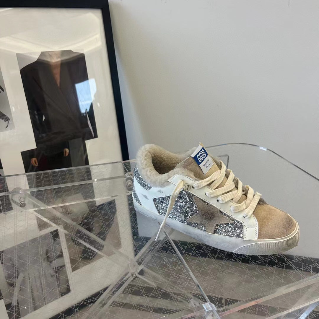 Golden Goose Vintage Distressed Sneakers #031