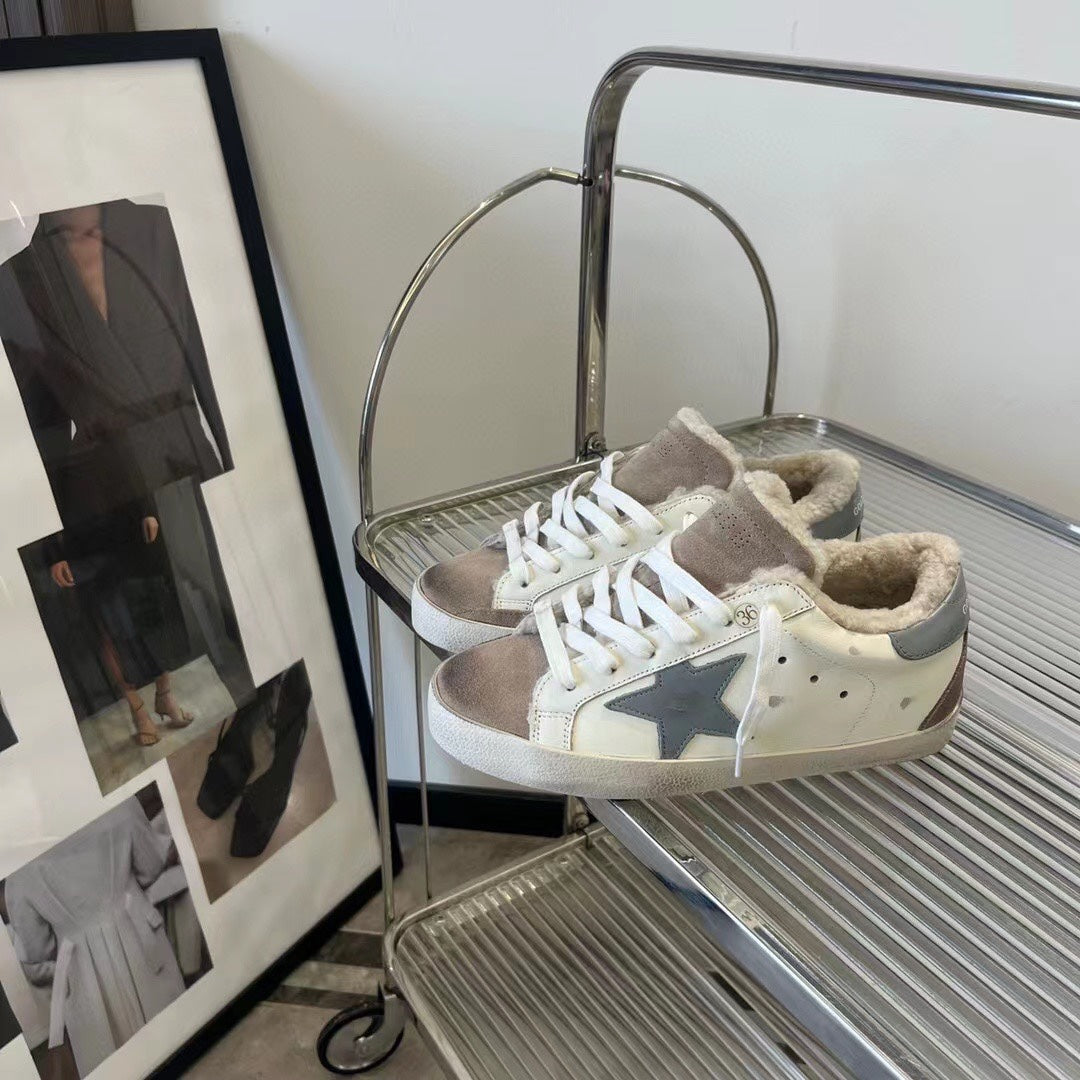 Golden Goose Vintage Distressed Sneakers #032