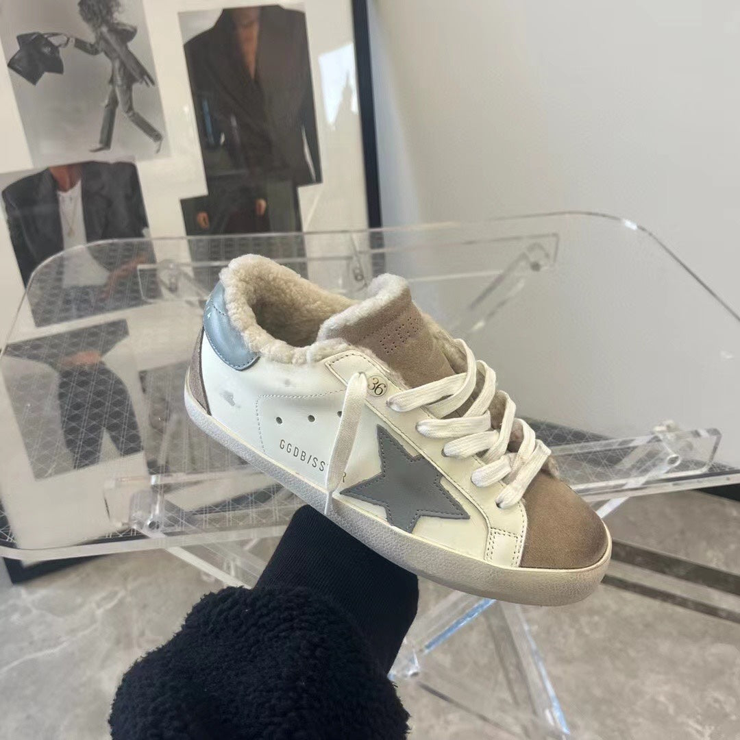 Golden Goose Vintage Distressed Sneakers #032