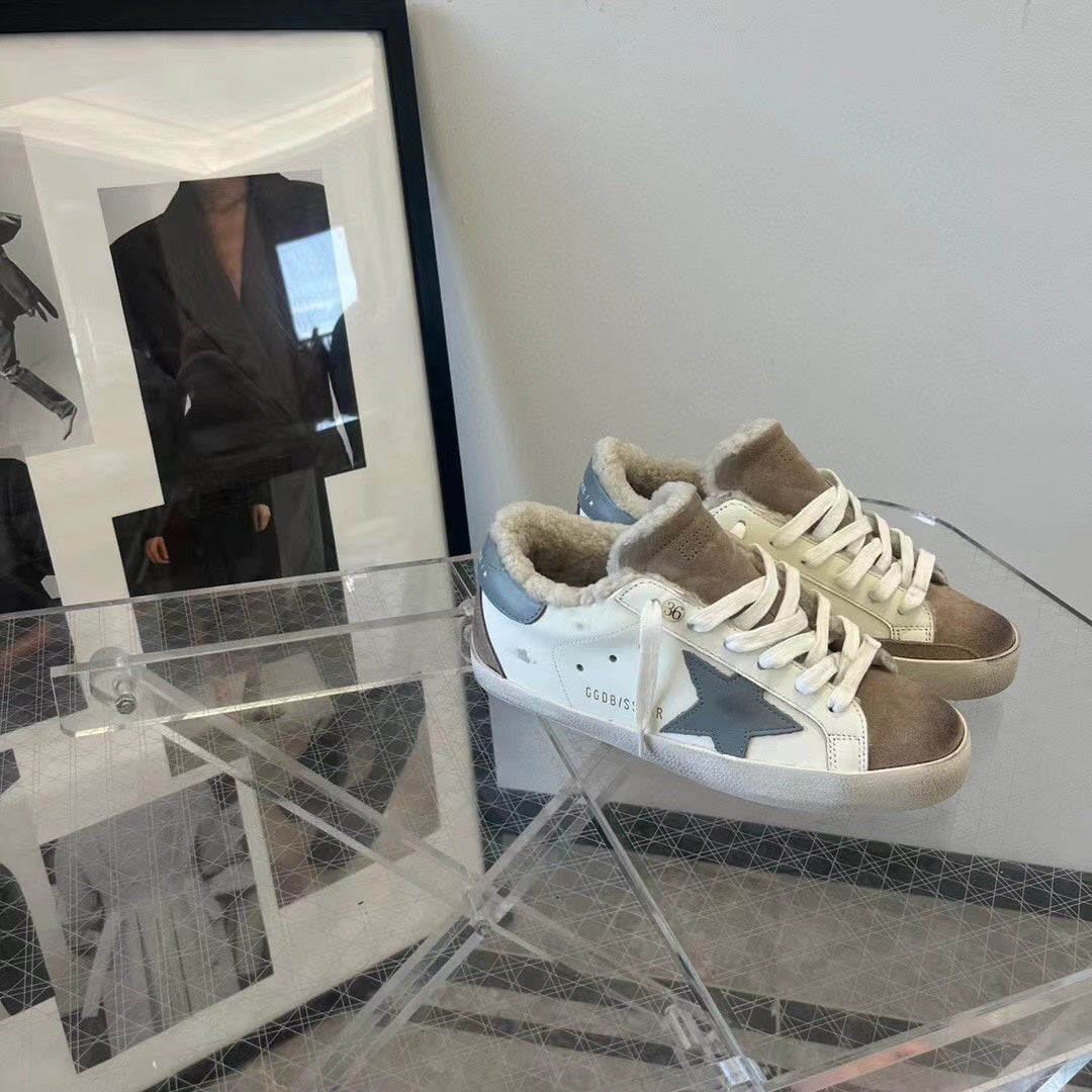 Golden Goose Vintage Distressed Sneakers #032