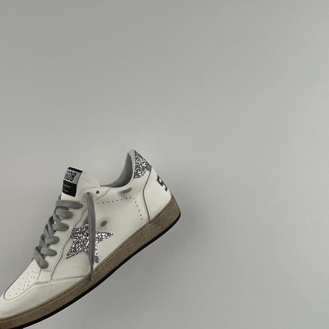 Golden Goose Vintage Distressed Sneakers #156