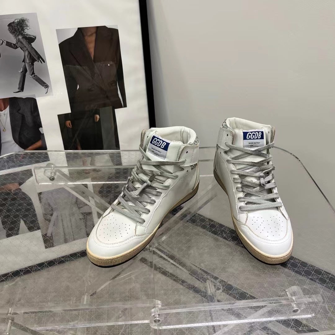 Golden Goose Vintage Distressed Sneakers #116