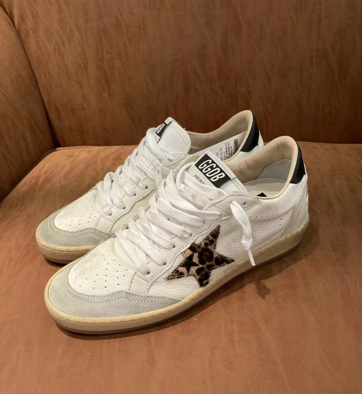 Golden Goose Vintage Distressed Sneakers #281