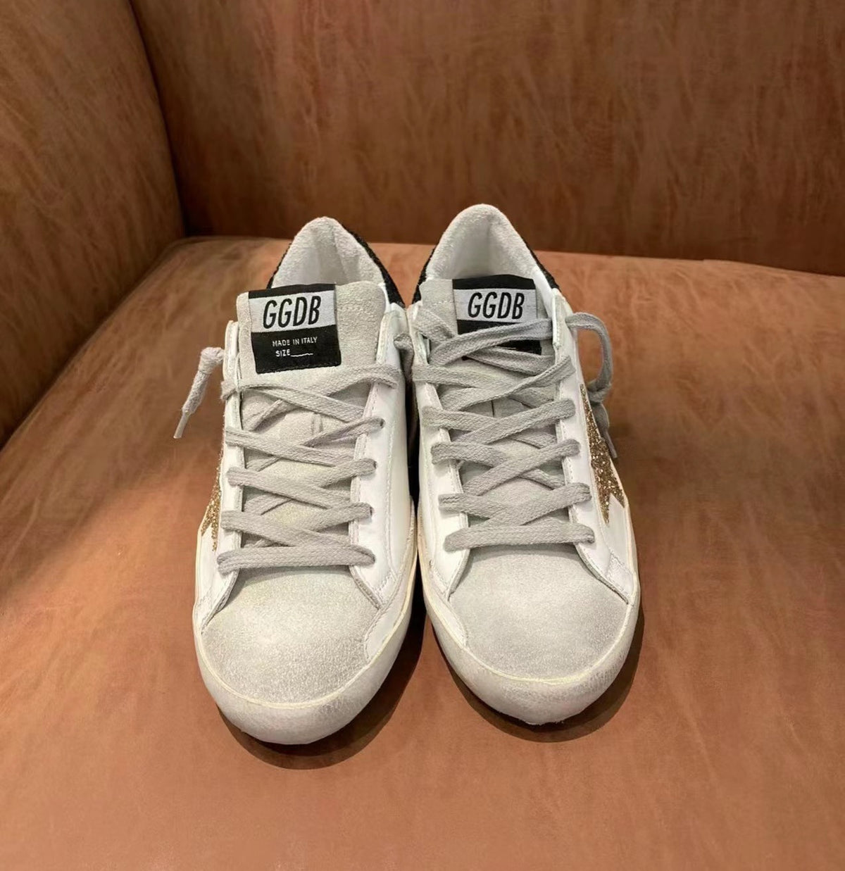 Golden Goose Vintage Distressed Sneakers #183