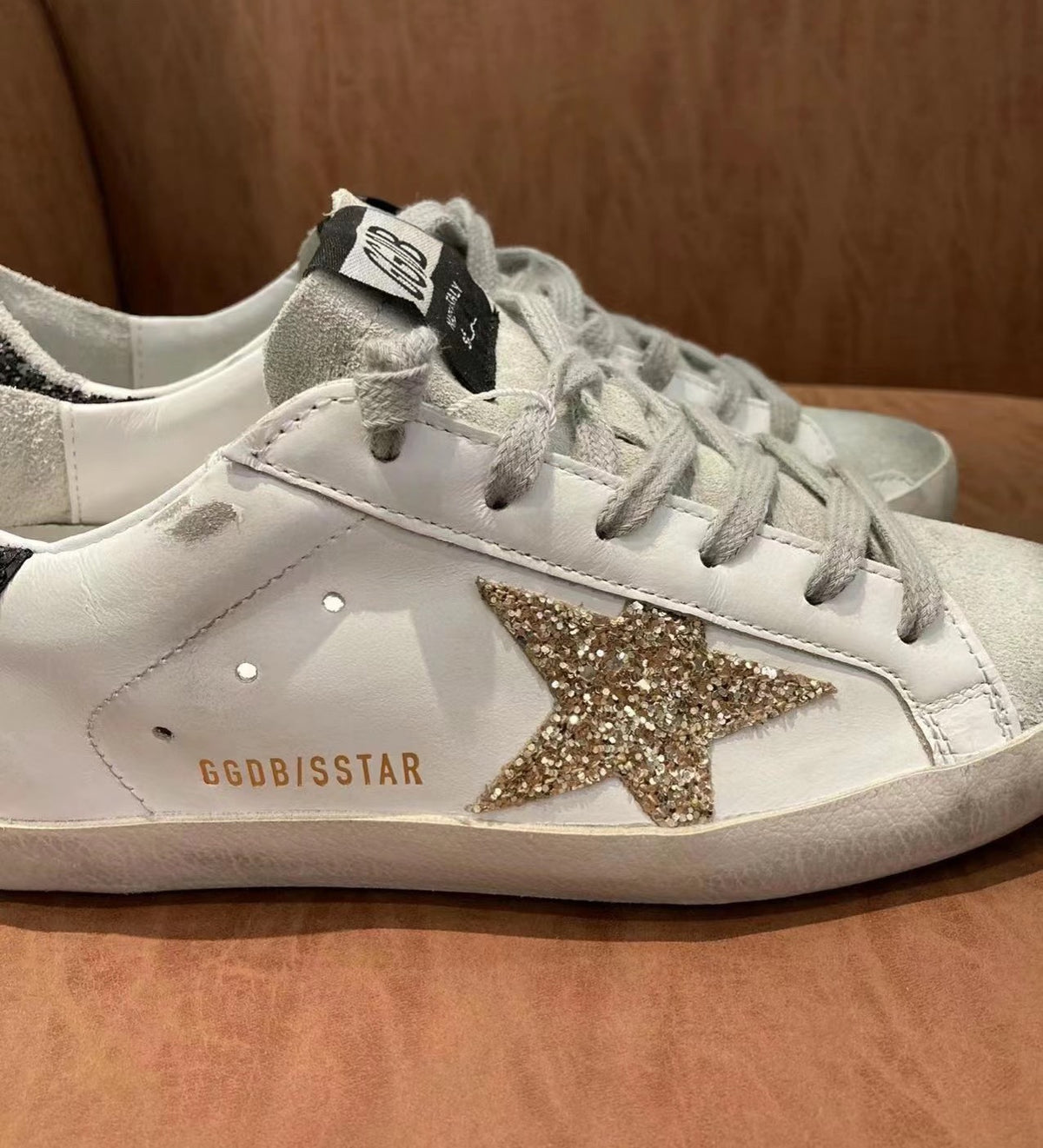Golden Goose Vintage Distressed Sneakers #183