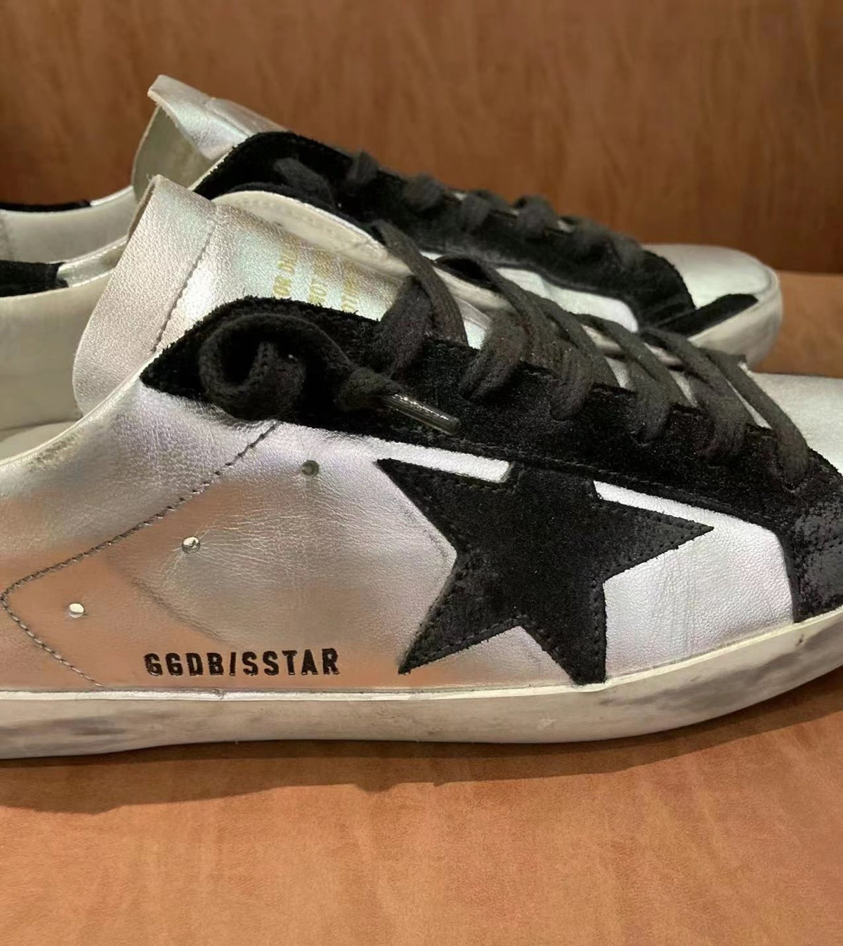 Golden Goose Vintage Distressed Sneakers #296