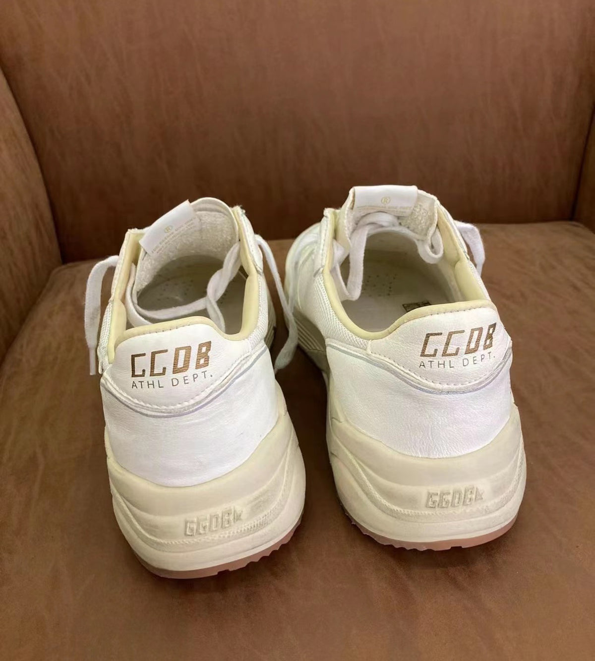 Golden Goose Vintage Distressed Sneakers #268