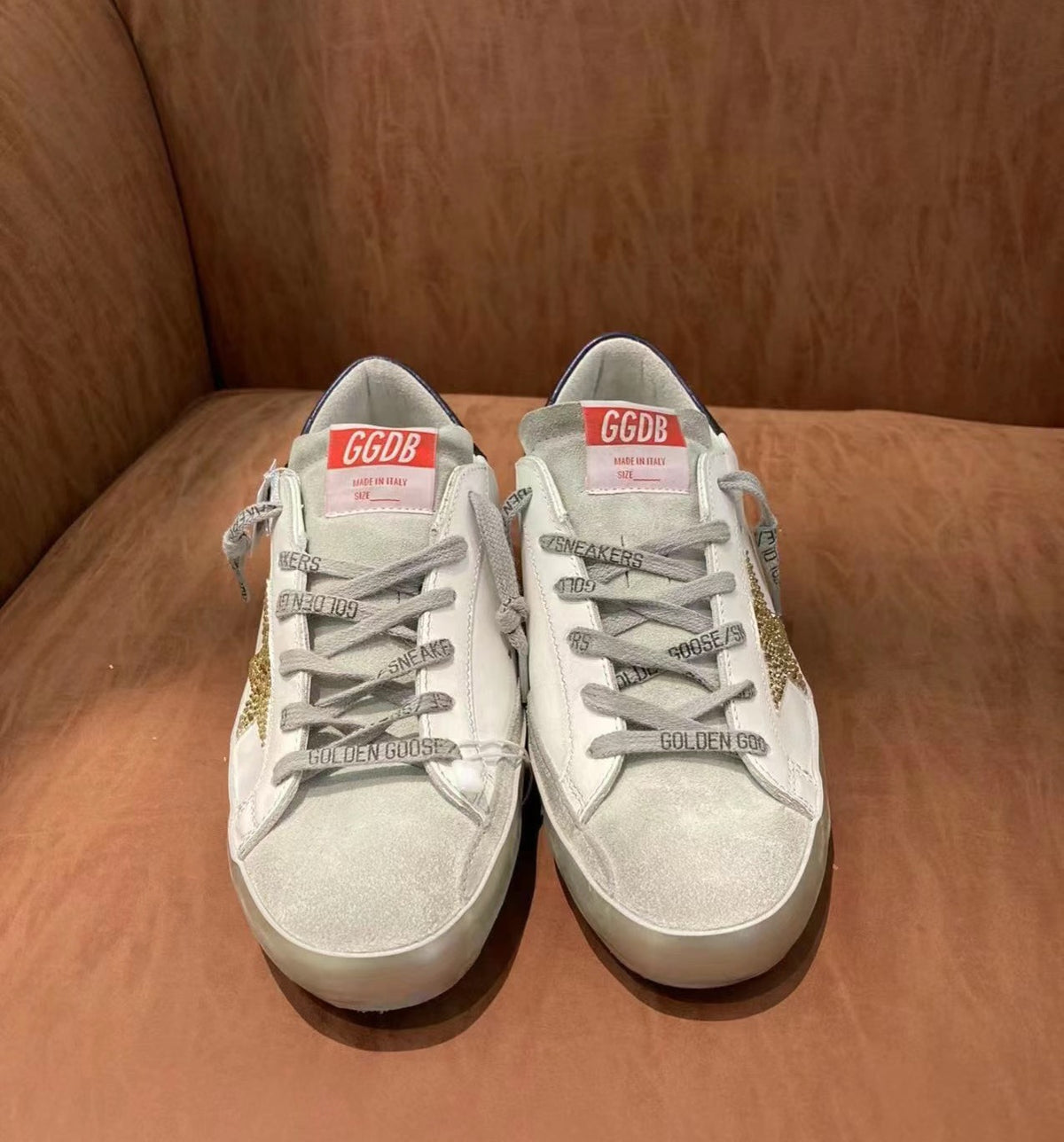 Golden Goose Vintage Distressed Sneakers #084