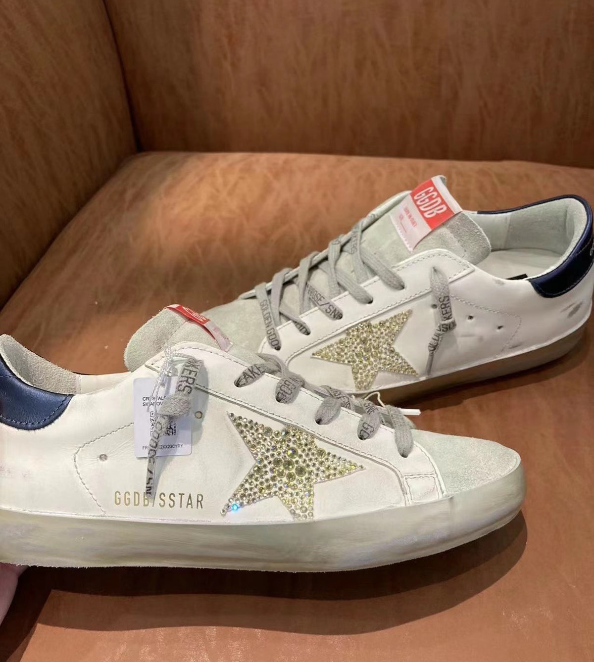 Golden Goose Vintage Distressed Sneakers #084