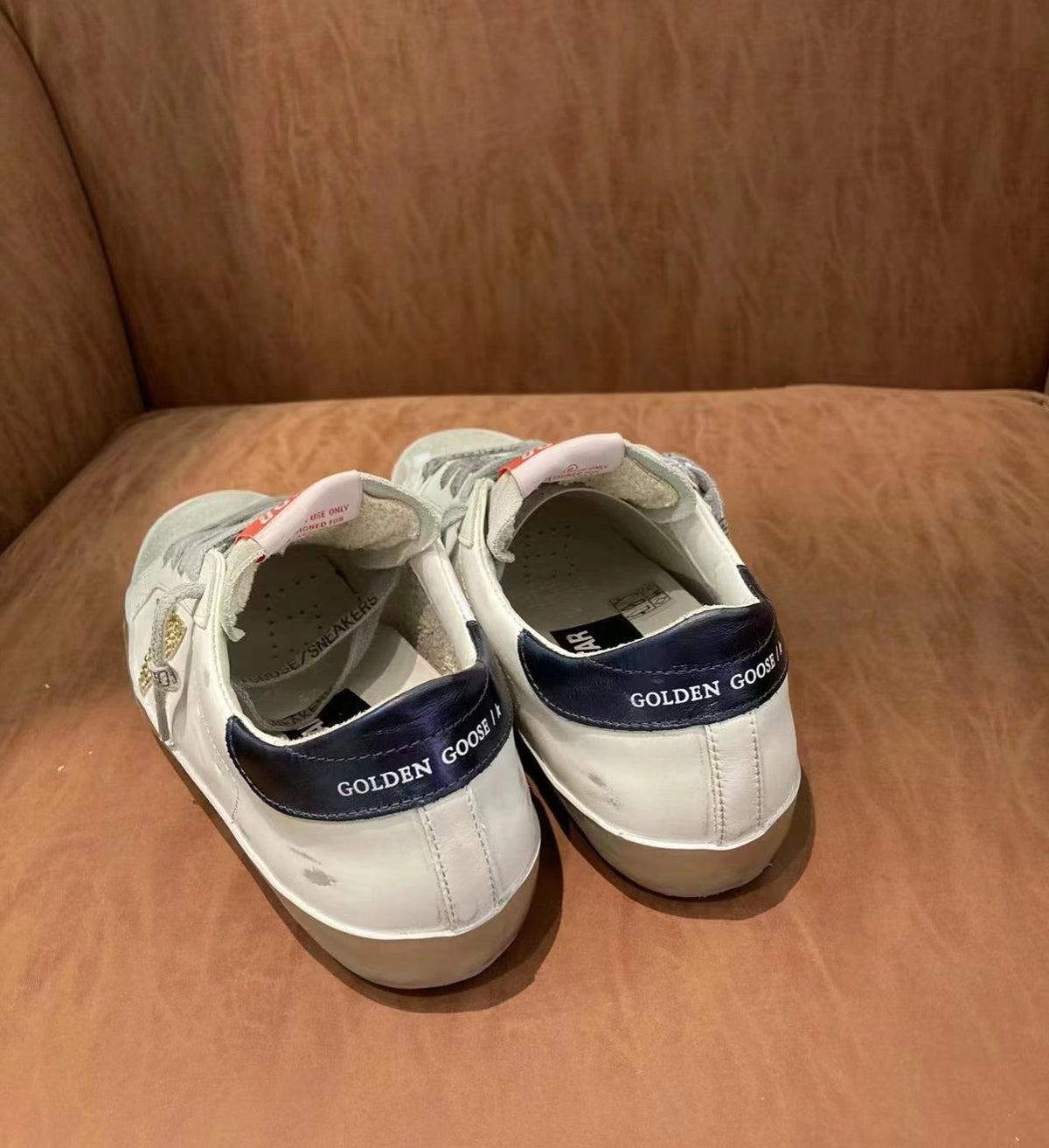 Golden Goose Vintage Distressed Sneakers #084