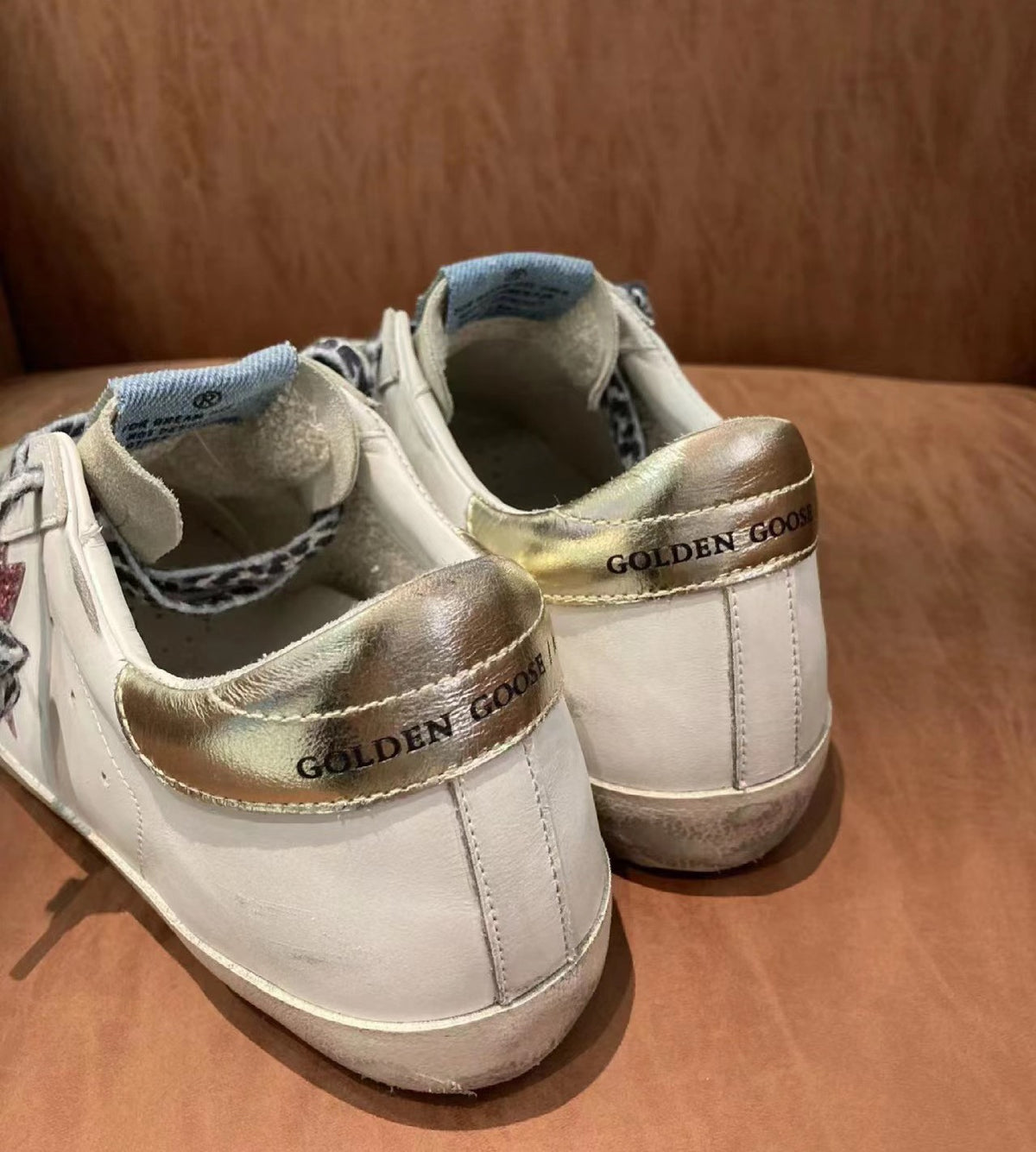Golden Goose Vintage Distressed Sneakers #256