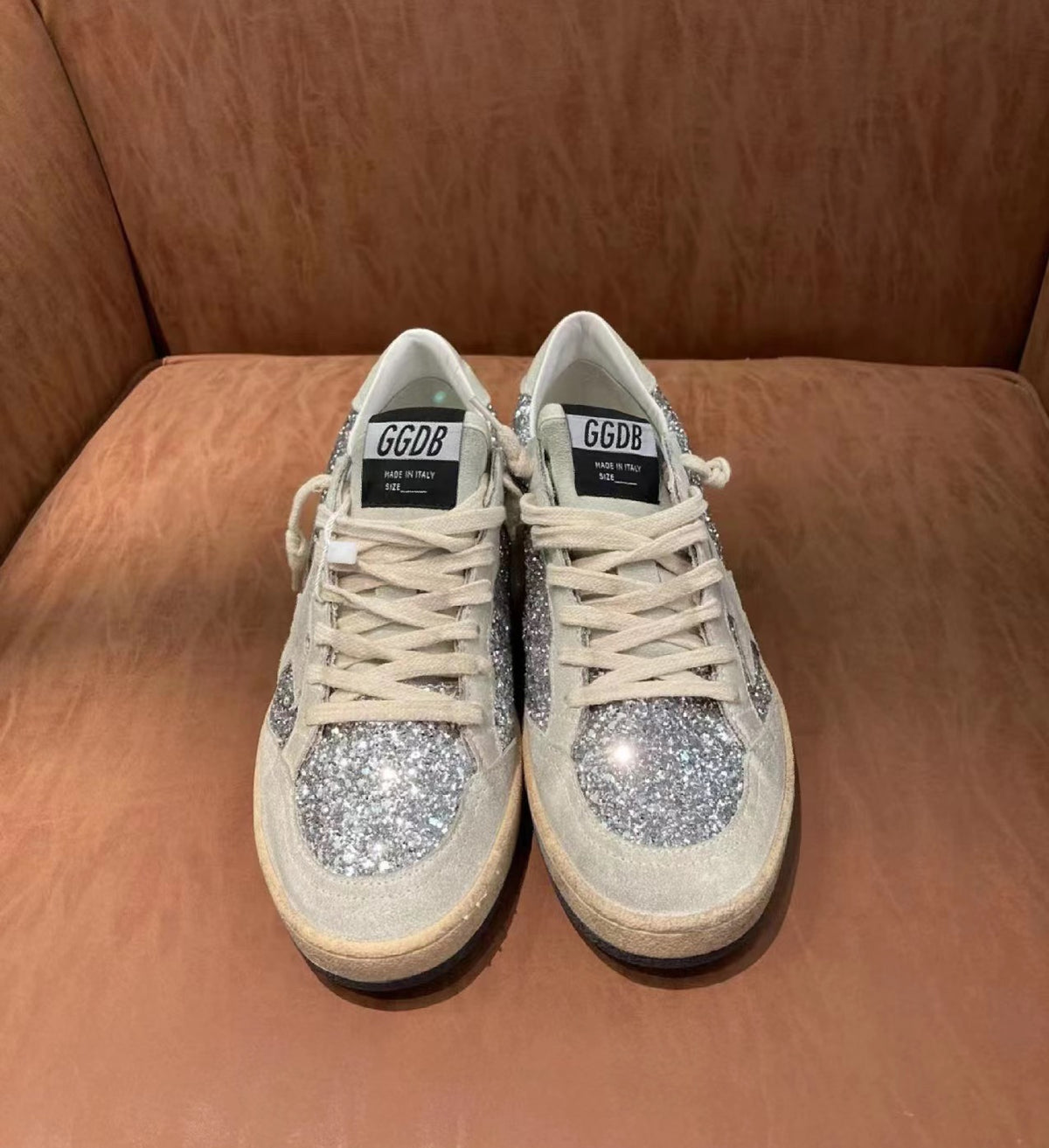 Golden Goose Vintage Distressed Sneakers #302