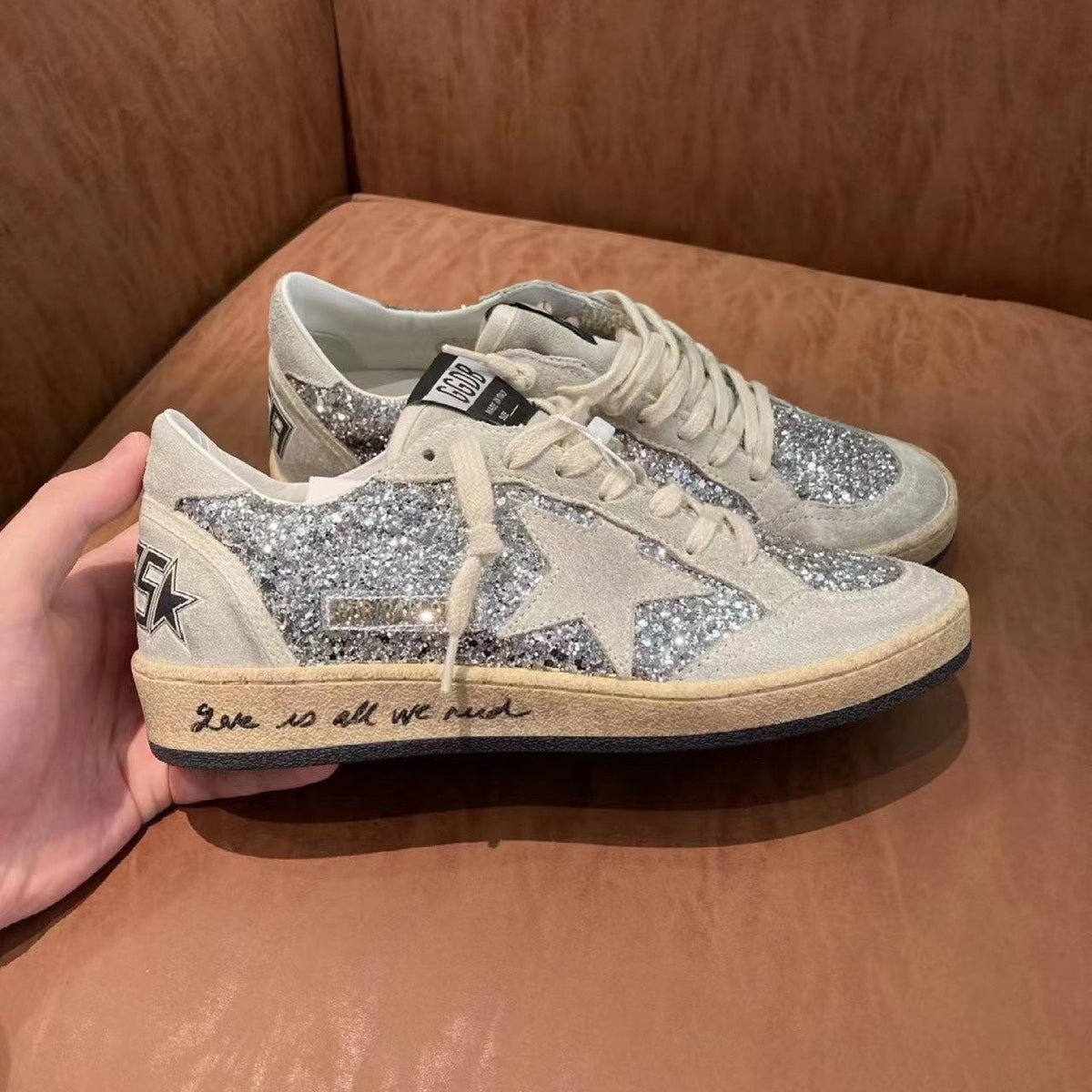 Golden Goose Vintage Distressed Sneakers #302