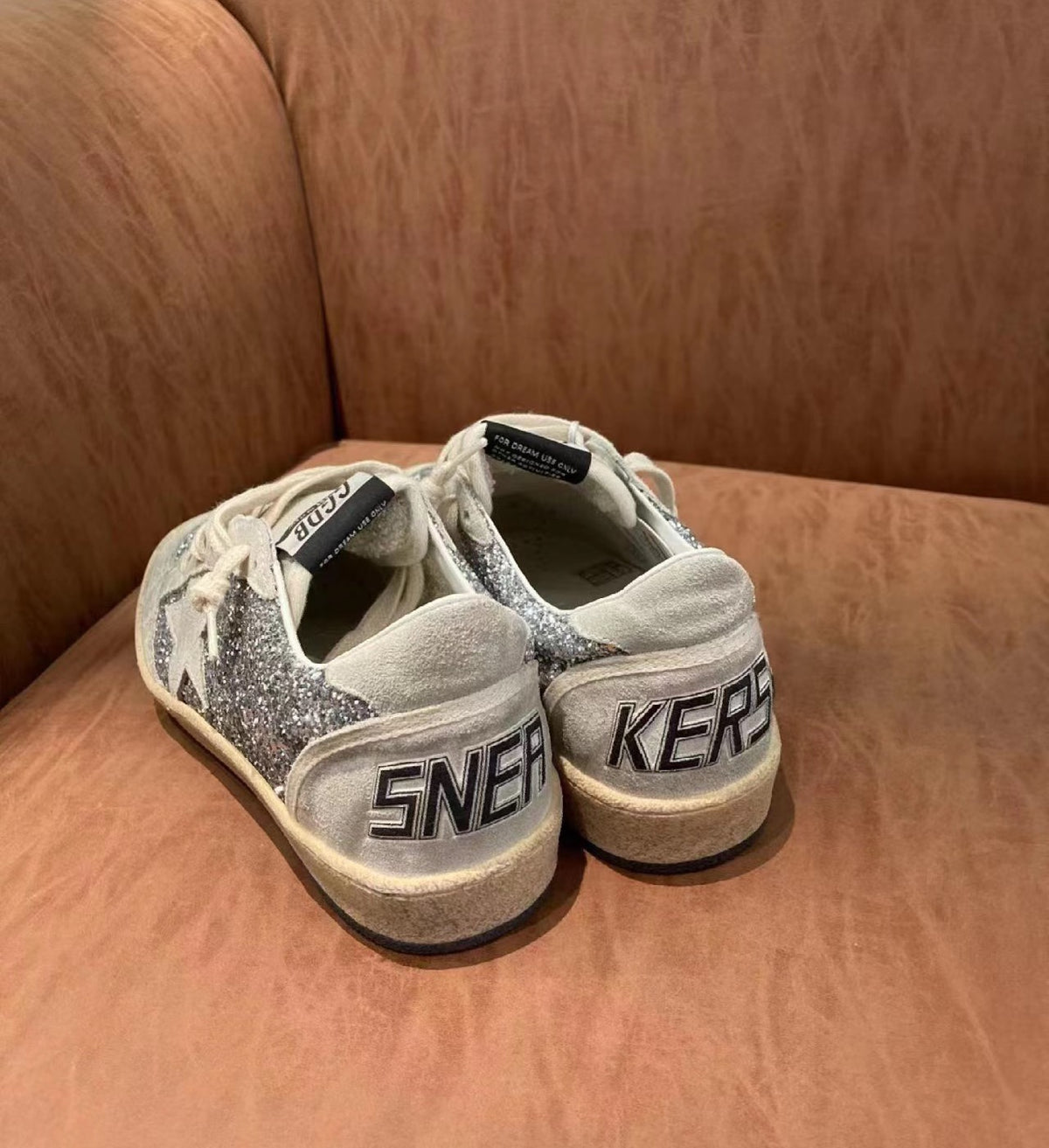 Golden Goose Vintage Distressed Sneakers #302
