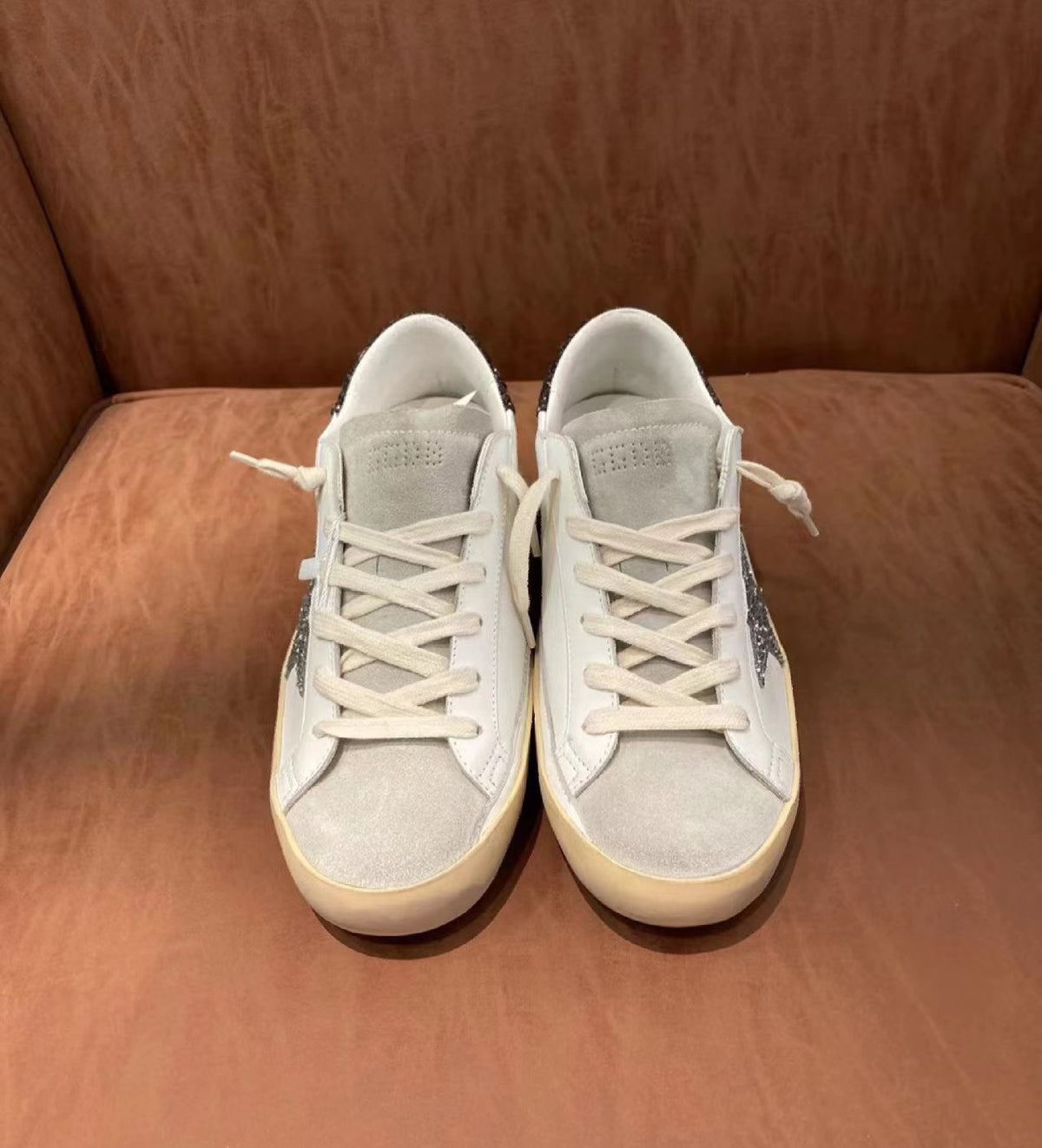 Golden Goose Vintage Distressed Sneakers #182