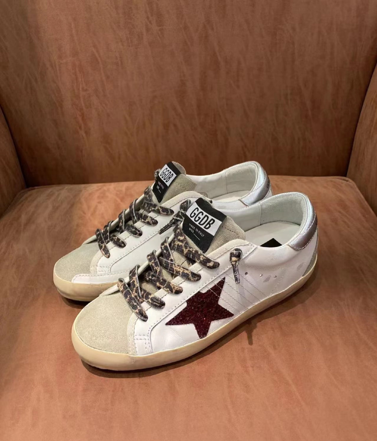 Golden Goose Vintage Distressed Sneakers #113