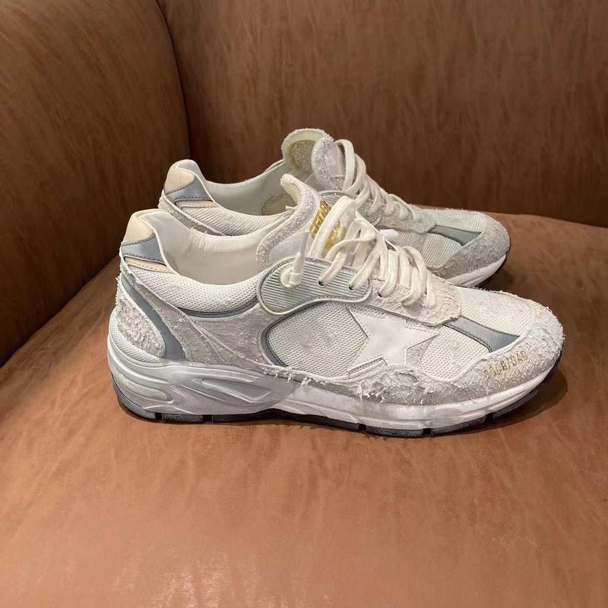 Golden Goose Vintage Distressed Sneakers #266
