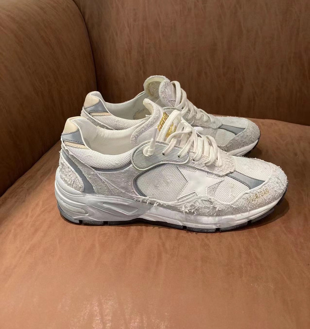 Golden Goose Vintage Distressed Sneakers #266