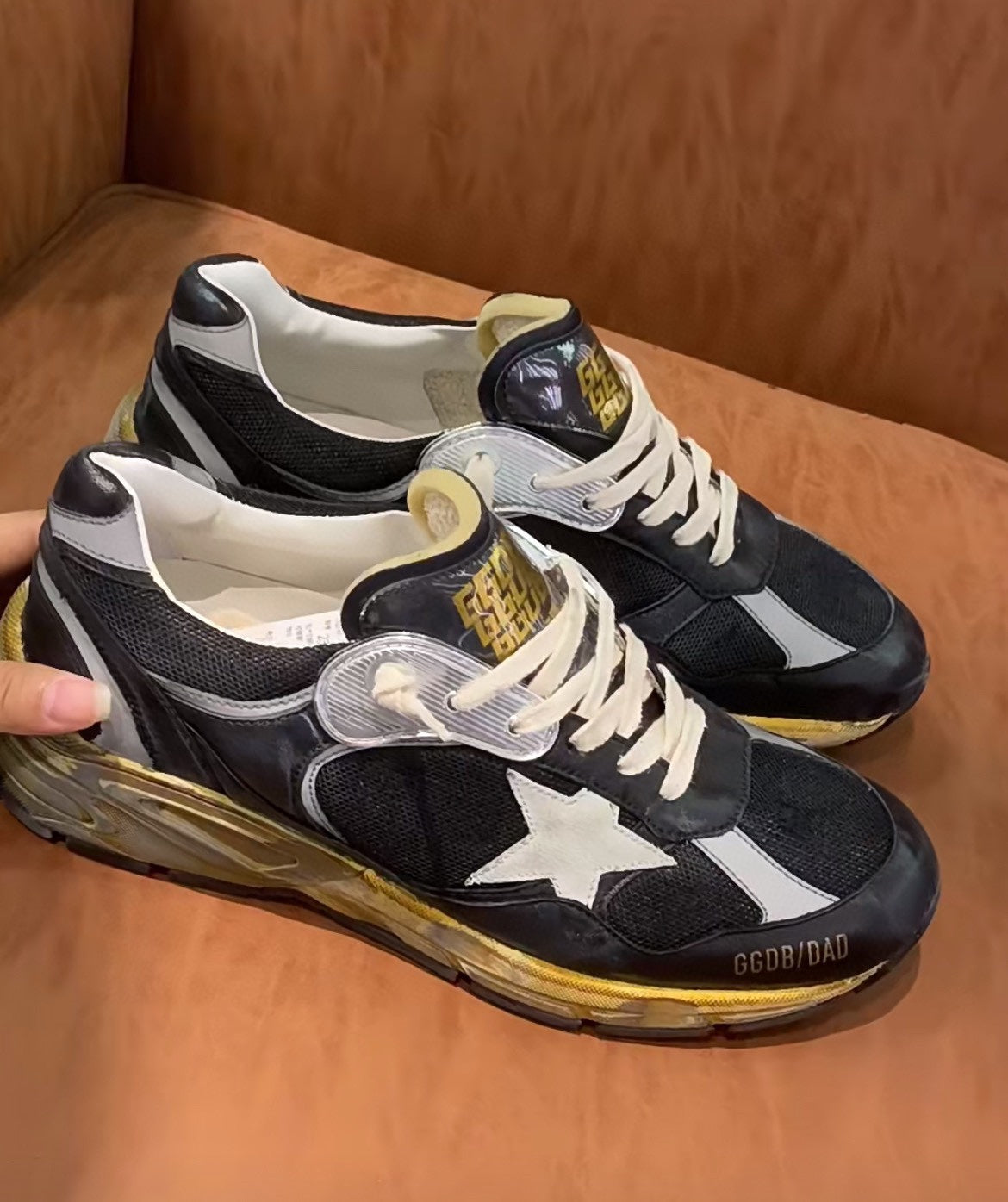 Golden Goose Vintage Distressed Sneakers #292