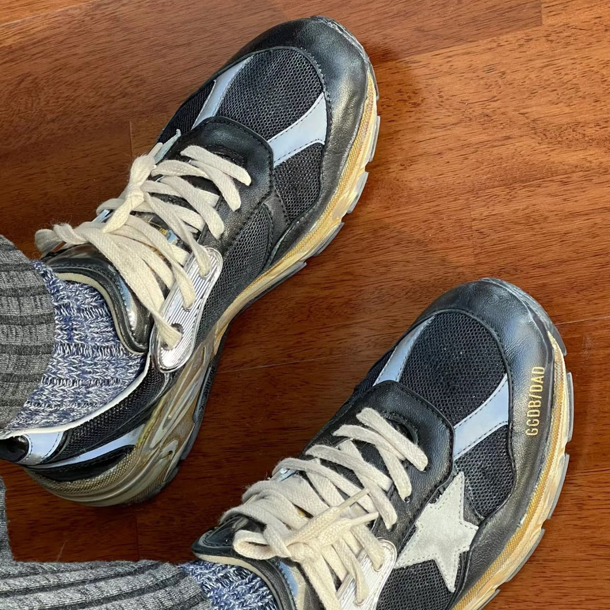 Golden Goose Vintage Distressed Sneakers #292