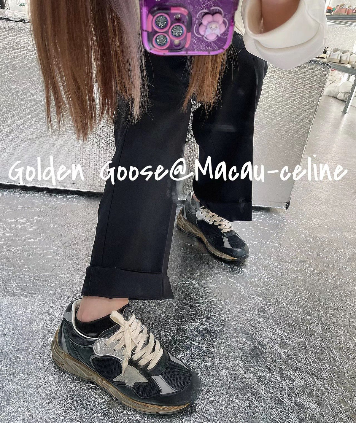 Golden Goose Vintage Distressed Sneakers #292
