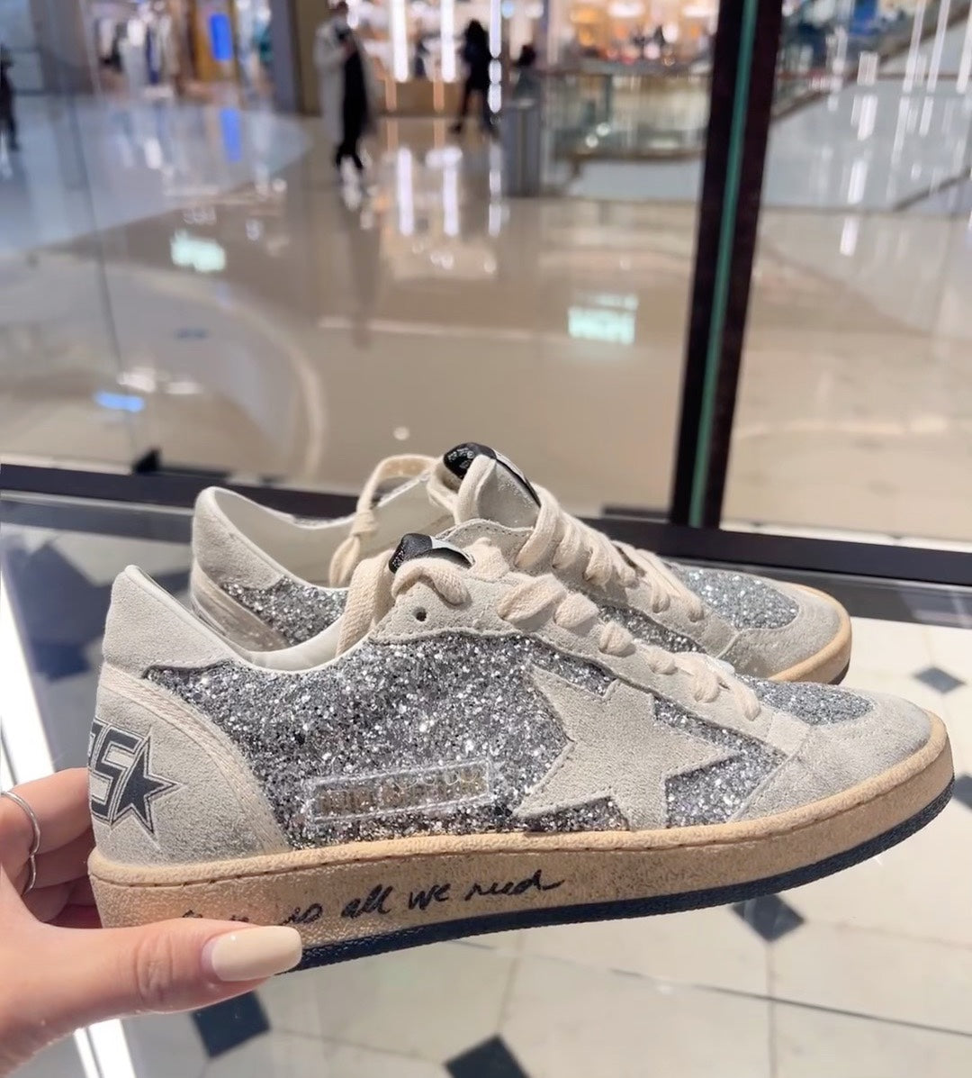 Golden Goose Vintage Distressed Sneakers #302