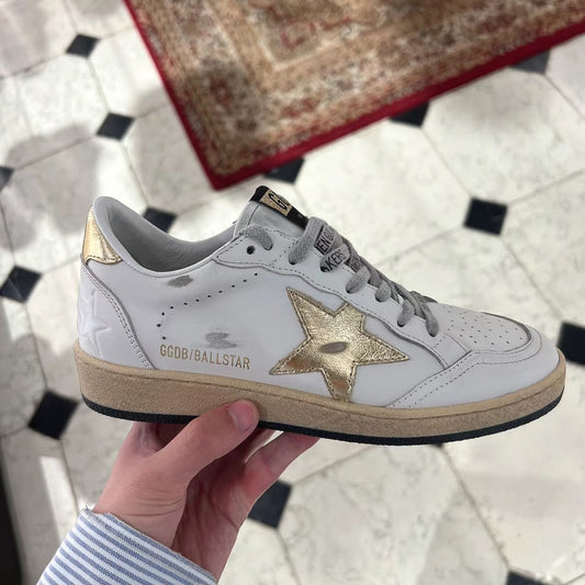 Golden Goose Vintage Distressed Sneakers #265