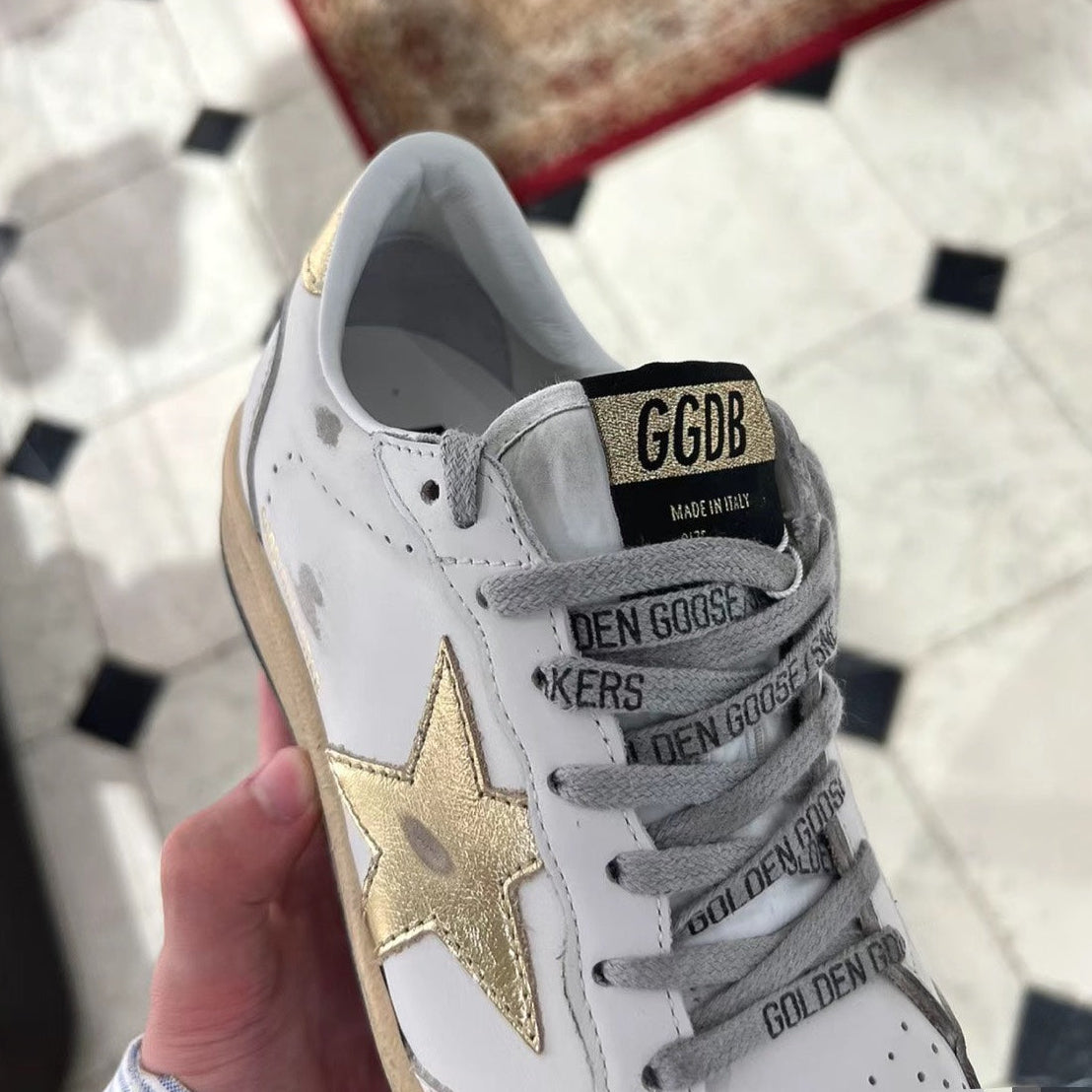 Golden Goose Vintage Distressed Sneakers #265
