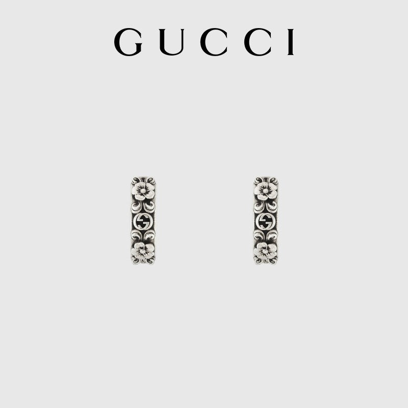 Gucci Vintage Double G Earrings