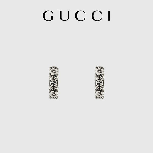 Gucci Vintage Double G Earrings