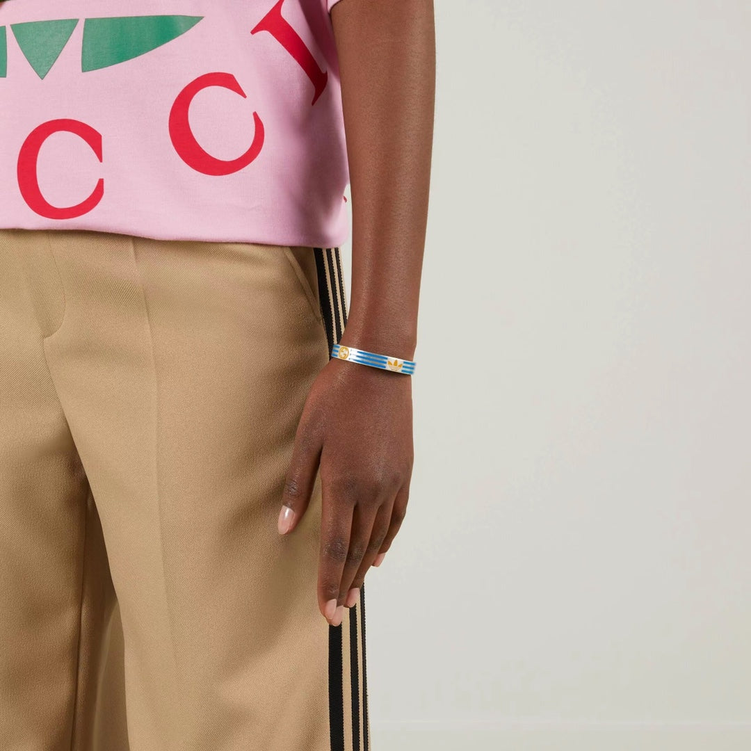 Gucci 925 Silver Double G Bracelet