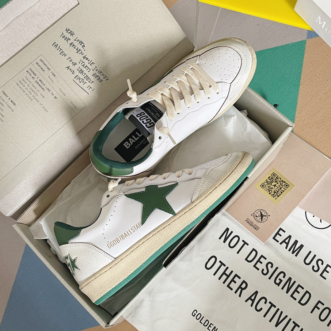 Golden Goose Vintage Distressed Sneakers #127